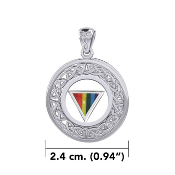 Celtic Knot LGBTQ Pride Pendant TPD729 - Jewelry